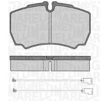 Sada brzdových destiček, kotoučová brzda MAGNETI MARELLI 363916060474