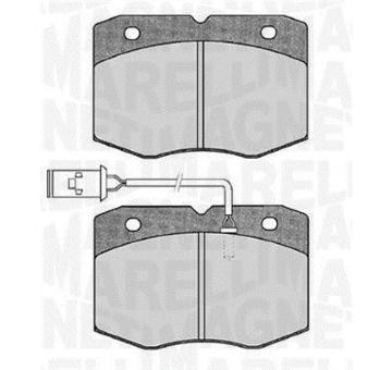Sada brzdových destiček, kotoučová brzda MAGNETI MARELLI 363916060475