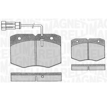 Sada brzdových destiček, kotoučová brzda MAGNETI MARELLI 363916060476