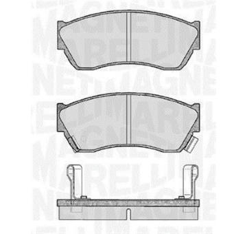 Sada brzdových destiček, kotoučová brzda MAGNETI MARELLI 363916060491