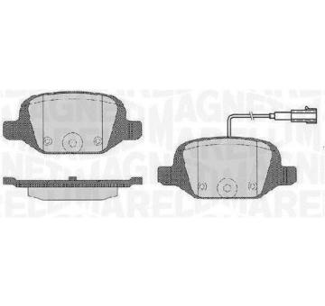 Sada brzdových destiček, kotoučová brzda MAGNETI MARELLI 363916060503