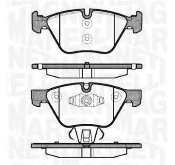 Sada brzdových destiček, kotoučová brzda MAGNETI MARELLI 363916060507