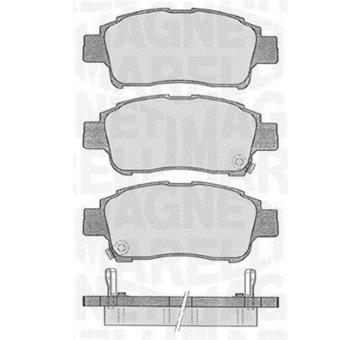 Sada brzdových destiček, kotoučová brzda MAGNETI MARELLI 363916060533