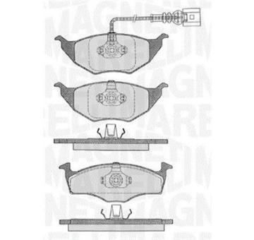 Sada brzdových destiček, kotoučová brzda MAGNETI MARELLI 363916060535