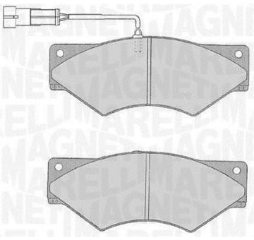 Sada brzdových destiček, kotoučová brzda MAGNETI MARELLI 363916060546