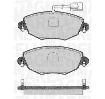 Sada brzdových destiček, kotoučová brzda MAGNETI MARELLI 363916060550