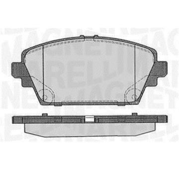 Sada brzdových destiček, kotoučová brzda MAGNETI MARELLI 363916060566