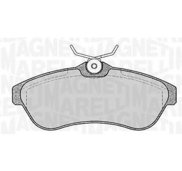 Sada brzdových destiček, kotoučová brzda MAGNETI MARELLI 363916060587