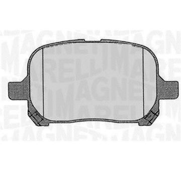 Sada brzdových destiček, kotoučová brzda MAGNETI MARELLI 363916060597