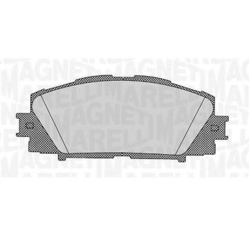 Sada brzdových destiček, kotoučová brzda MAGNETI MARELLI 363916060628