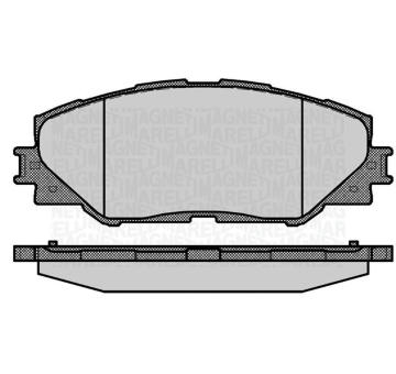 Sada brzdových destiček, kotoučová brzda MAGNETI MARELLI 363916060632