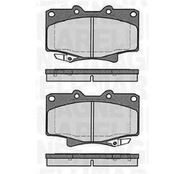 Sada brzdových destiček, kotoučová brzda MAGNETI MARELLI 363916060635