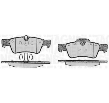 Sada brzdových destiček, kotoučová brzda MAGNETI MARELLI 363916060640