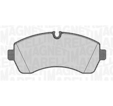 Sada brzdových destiček, kotoučová brzda MAGNETI MARELLI 363916060647