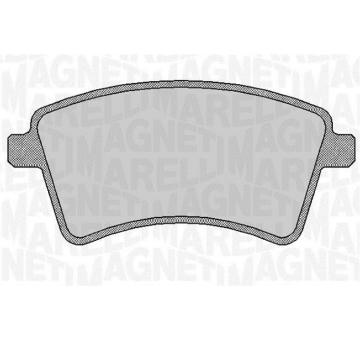 Sada brzdových destiček, kotoučová brzda MAGNETI MARELLI 363916060661