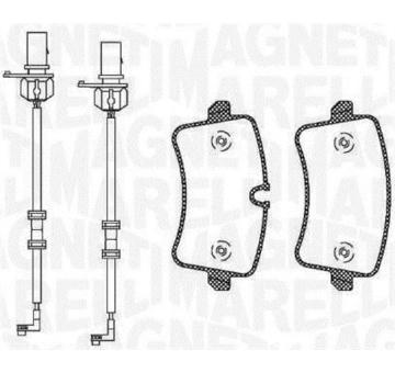 Sada brzdových destiček, kotoučová brzda MAGNETI MARELLI 363916060674