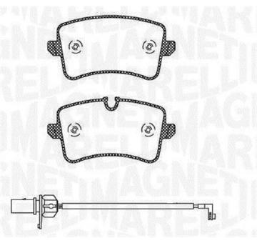 Sada brzdových destiček, kotoučová brzda MAGNETI MARELLI 363916060676