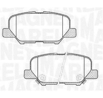 Sada brzdových destiček, kotoučová brzda MAGNETI MARELLI 363916060678