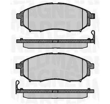 Sada brzdových destiček, kotoučová brzda MAGNETI MARELLI 363916060683