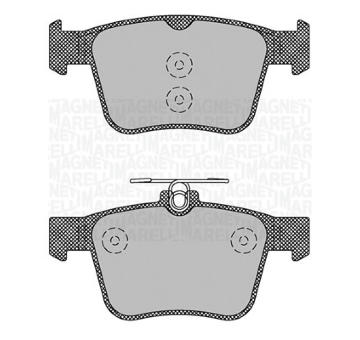 Sada brzdových destiček, kotoučová brzda MAGNETI MARELLI 363916060713
