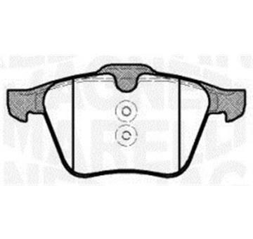 Sada brzdových destiček, kotoučová brzda MAGNETI MARELLI 363916060797
