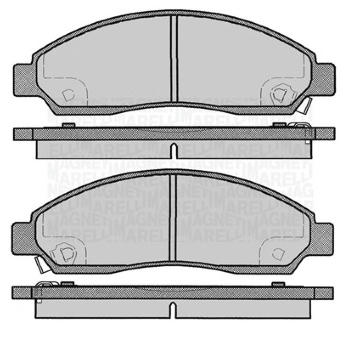 Sada brzdových destiček, kotoučová brzda MAGNETI MARELLI 363916060802