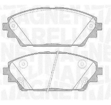 Sada brzdových destiček, kotoučová brzda MAGNETI MARELLI 363916060808
