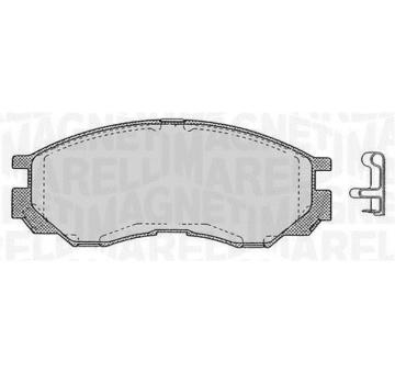 Sada brzdových destiček, kotoučová brzda MAGNETI MARELLI 363916060810