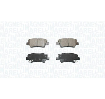Sada brzdových destiček, kotoučová brzda MAGNETI MARELLI 363916060851