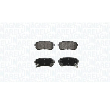 Sada brzdových destiček, kotoučová brzda MAGNETI MARELLI 363916060872