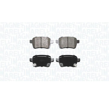 Sada brzdových destiček, kotoučová brzda MAGNETI MARELLI 363916060879