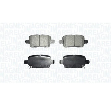 Sada brzdových destiček, kotoučová brzda MAGNETI MARELLI 363916060917