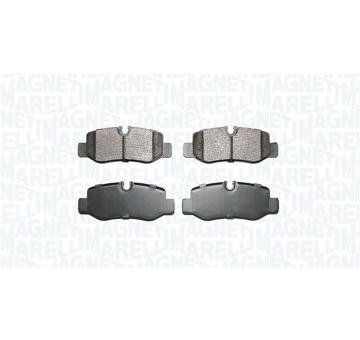 Sada brzdových destiček, kotoučová brzda MAGNETI MARELLI 363916061142