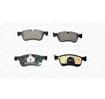 Sada brzdových destiček, kotoučová brzda MAGNETI MARELLI 363916061406