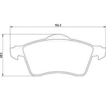 Sada brzdových destiček, kotoučová brzda MAGNETI MARELLI 363710201107