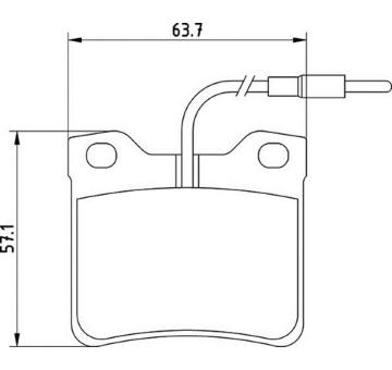 Sada brzdových destiček, kotoučová brzda MAGNETI MARELLI 363710201125