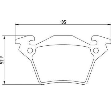 Sada brzdových destiček, kotoučová brzda MAGNETI MARELLI 363710201169