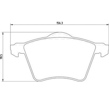 Sada brzdových destiček, kotoučová brzda MAGNETI MARELLI 363710201179