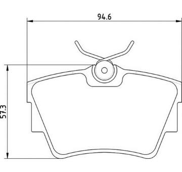 Sada brzdových destiček, kotoučová brzda MAGNETI MARELLI 363710201390