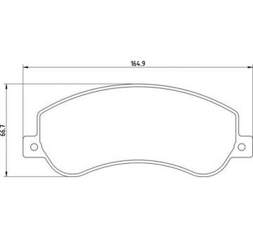 Sada brzdových destiček, kotoučová brzda MAGNETI MARELLI 363710201640