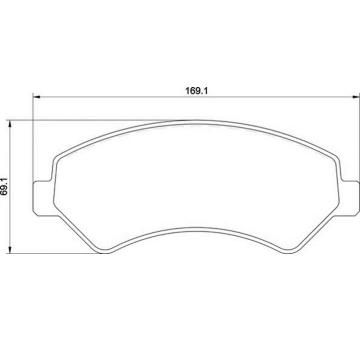 Sada brzdových destiček, kotoučová brzda MAGNETI MARELLI 363710201656