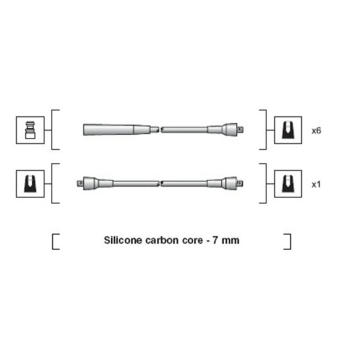 Sada kabelů pro zapalování MAGNETI MARELLI 941318111082