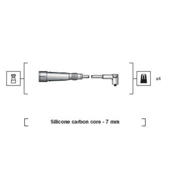 Sada zapaľovacích káblov MAGNETI MARELLI 941318111123