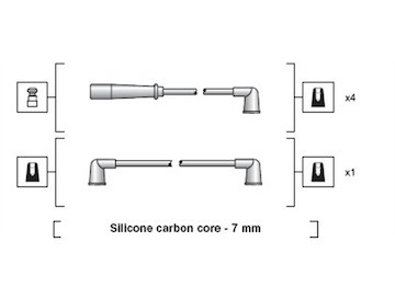 Sada kabelů pro zapalování MAGNETI MARELLI 941318111184