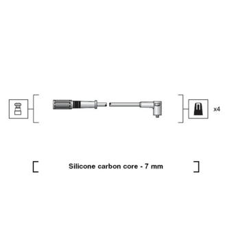 Sada zapaľovacích káblov MAGNETI MARELLI 941318111204