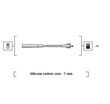 Sada zapaľovacích káblov MAGNETI MARELLI 941318111227