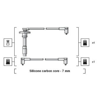 Sada zapaľovacích káblov MAGNETI MARELLI 941318111264