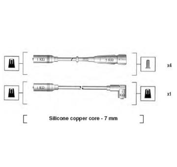 Sada kabelů pro zapalování MAGNETI MARELLI 941055040529