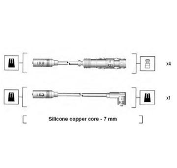 Sada zapaľovacích káblov MAGNETI MARELLI 941055050530