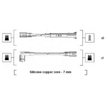 Sada kabelů pro zapalování MAGNETI MARELLI 941075050547
